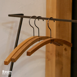 送料無料／[U.S Hanger]アイアンと無垢材のハンガー 1本売り 衣類 洋服