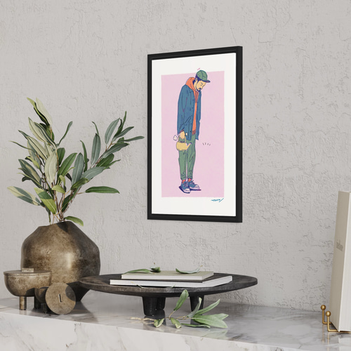 何かが…無い / A3ポスター / 限定 30枚 フレーム付き フレームなし