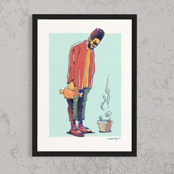 何かが…無い / A3ポスター / 限定 30枚 フレーム付き フレームなし