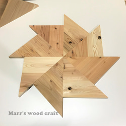 木工工作・DIYに使える木材端材板　三角形　25ｘ25cm　10枚セット　国産杉　無塗装　天然木　クラフト素材 4枚目の画像