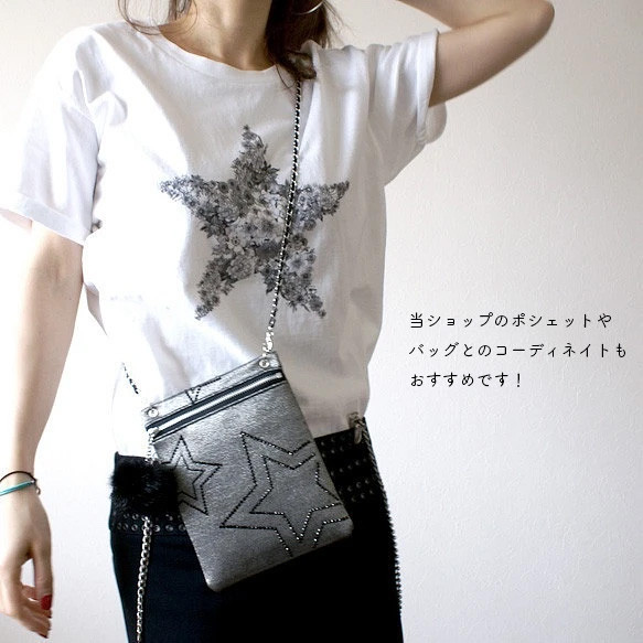 ☆StarTシャツ／当店人気No.1Tシャツ／大人Tシャツ／受注生産 4枚目の画像