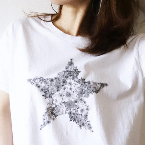 ☆StarTシャツ／当店人気No.1Tシャツ／大人Tシャツ／受注生産 1枚目の画像