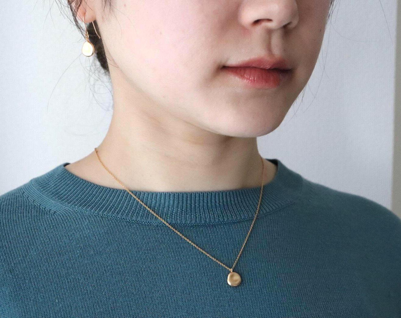 特集掲載◇マットゴールドのコインピアス・イヤリングと14kgf