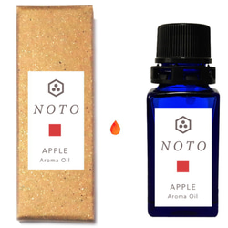 NOTO アップルオイル10ml　甘酸っぱいリンゴの香りを忠実に再現 みずみずしくナチュラルなフレグランスアロマオイル 1枚目の画像