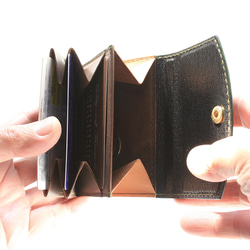 卡 x 3 + 零錢包（櫪木皮革綠色） 第2張的照片