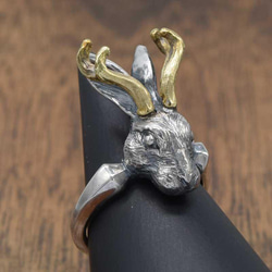 つのうさぎ【リング】Jackalope：R80：Size09~21 2枚目の画像