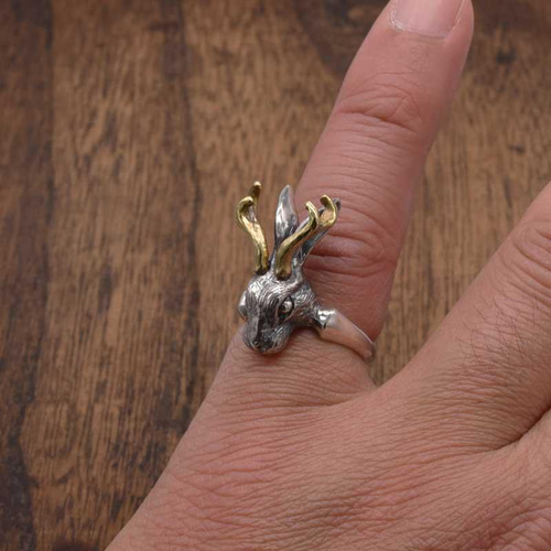 つのうさぎ【リング】Jackalope：R80：Size09~21 指輪・リング
