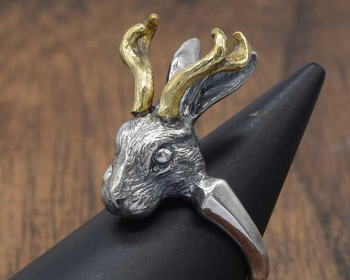 つのうさぎ【リング】Jackalope：R80：Size09~21 指輪・リング