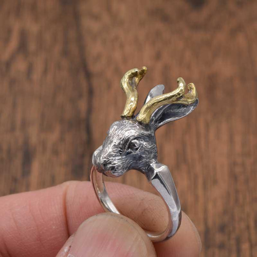 つのうさぎ【リング】Jackalope：R80：Size09~21 指輪・リング