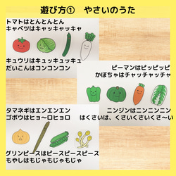 おやさいシアター　シルエットクイズ　春夏　栽培　野菜　食育　保育教材 12枚目の画像
