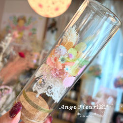 ドライフラワー/プリザーブドフラワー花束*・゜ﾟ・にじいろ夢Flower