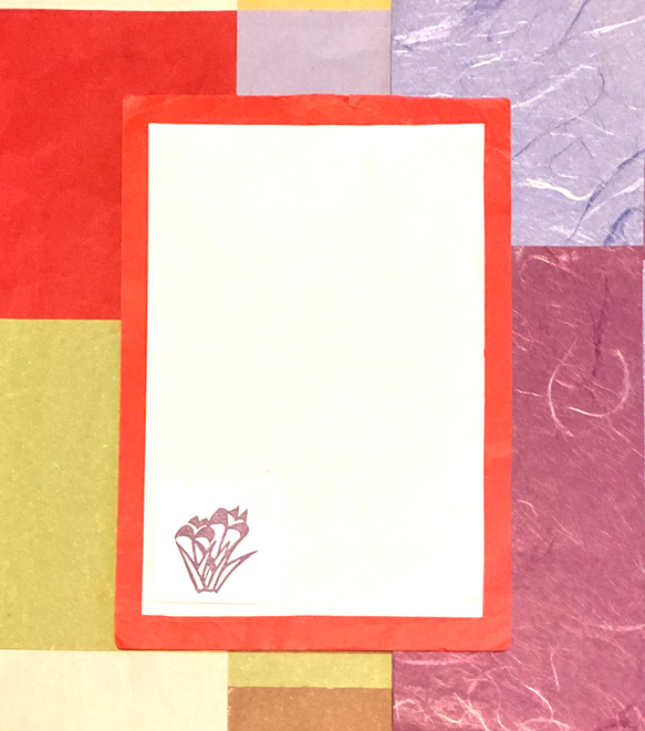 ✿春の花〓和のはんこ【菖蒲】3㎝四方 3枚目の画像
