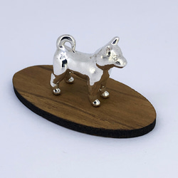 純銀　帖佐美行　長犬　約321g 置物 純銀 帖佐美行 長犬 約321g 置物 美術品・アンティーク・コレクション