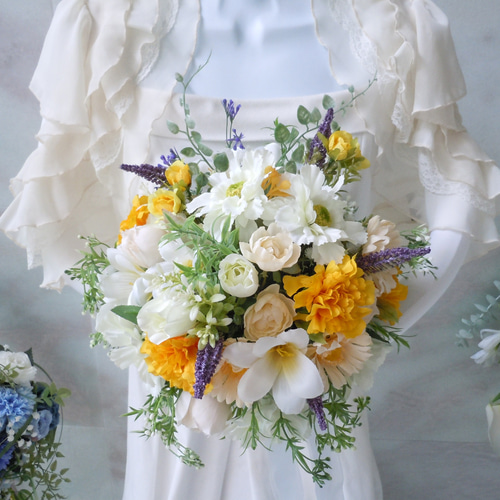 ◇イングリッシュガーデン風 ナチュラルブーケ◇ラウンドブーケ 野の花