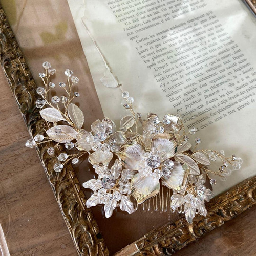 大人気☆小枝ヘッドドレス(ゴールド) Amazon.co.jp: SIYINGSAERY ウェディング ヘアアクセサリー 結婚