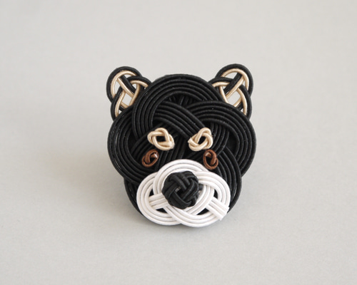 オーダー品（茶柴、黒柴仲良しブローチ） 74a45eee5016c80c5d5db53ed5b55e