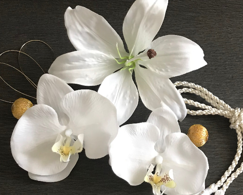 成人式♡結婚式♡パーティー♡オススメ♡ゆりの花 成人式♡結婚式