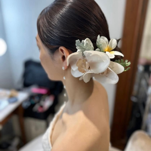 結婚式 2way大ぶり バロックパール パールピアス ウエディング