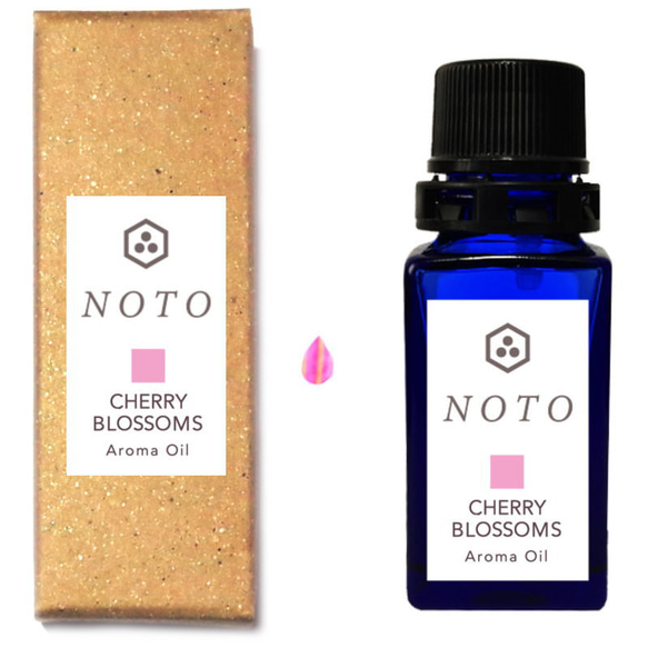 NOTO 桜オイル1０ml　優しく香るサクラの花びらの香りを忠実に再現 ナチュラルなフレグランスアロマオイル 1枚目の画像