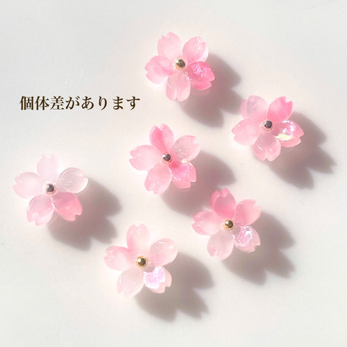 春支度 桜 サクラ ピンク ボディピアス 14G 16G 18G お花見 春