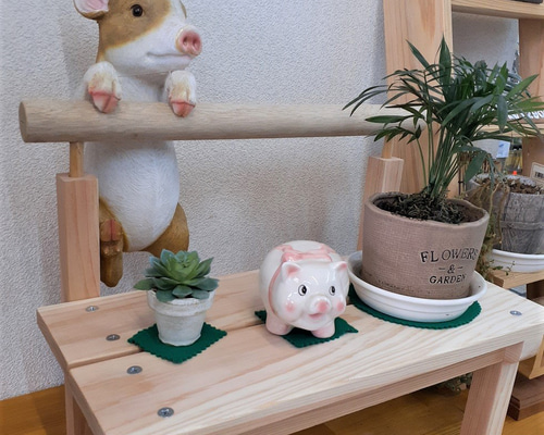 天然木無塗装ミニベンチ 受注生産です ガーデンベンチ アニマル 天然木無塗装ミニベンチ 受注生産です ガーデンベンチ アニマル
