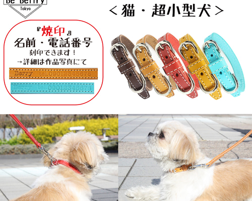 値下げ〜断行 ルイビトン レザー小型犬用リード 　首輪調整可能 値下げ〜断行 ルイビトン レザー小型犬用リード 首輪調整可能