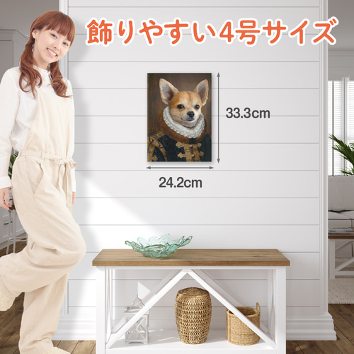 【オーダーページ】似顔絵 ペット リアルポートレイト 犬 肖像画 ペット 似顔絵 ポートレイト キャンバスアート