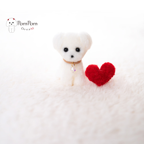 受注制作】マルチーズ Sサイズ こぐまカット うちの子 わんこ グッズ