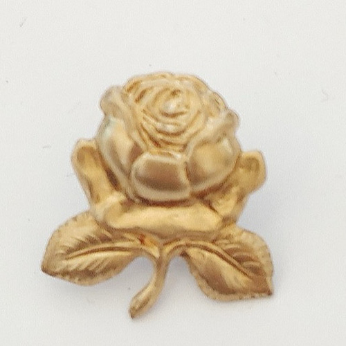 ビンテージ 薔薇 ばら 真鍮 ピンブローチ】花 ブローチ annanncat 通販