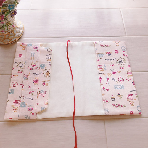 Coffee 文庫本サイズ ブックカバー ハンドメイド 文庫本用】手作りカフェ キッチングッズ柄 ブックカバー ブック