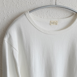 【售完即止】yohaku TUTU 長袖 T 卹 | 米白色 | 男女皆宜 3 種尺寸 第5張的照片