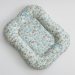 うさぎ用 ゴロンちょマット・グリーンフラワー(クッション、ベッド) 4枚目の画像