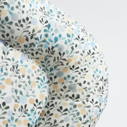 うさぎ用 ゴロンちょマット・グリーンフラワー(クッション、ベッド) 2枚目の画像