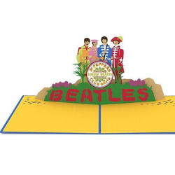 彈出式賀卡披頭四 Sgt. Pepper&#39;s 第1張的照片