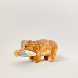 木彫りの熊(アイス) 3枚目の画像
