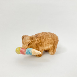 木彫りの熊(アイス) 1枚目の画像