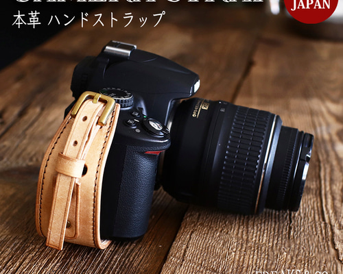 カメラレザーハンドストラップ2本　新品 カメラレザーハンドストラップ2本 新品