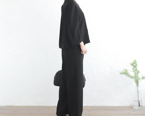 とろみ素材コクーン袖フォーマルセットアップ ✦ 卒園入学式・丈上げ