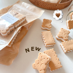 【NEW】bear biscuit おままごとビスケット 1枚目の画像