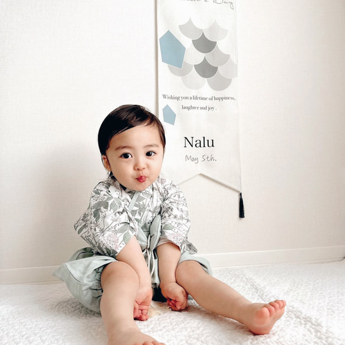 こどもの日 こいのぼり タペストリー『 KOINOBORI / WHITE 』白 こどもの日 こいのぼり タペストリー『 KOINOBORI / WHITE 』白