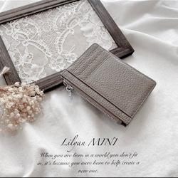 コインケース トープ レザー 牛革 本革 ミニジップ ミニ 財布 カードケース 小銭入れ お札入れ 多機能 1枚目の画像