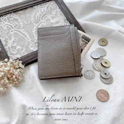 コインケース トープ レザー 牛革 本革 ミニジップ ミニ 財布 カードケース 小銭入れ お札入れ 多機能 2枚目の画像