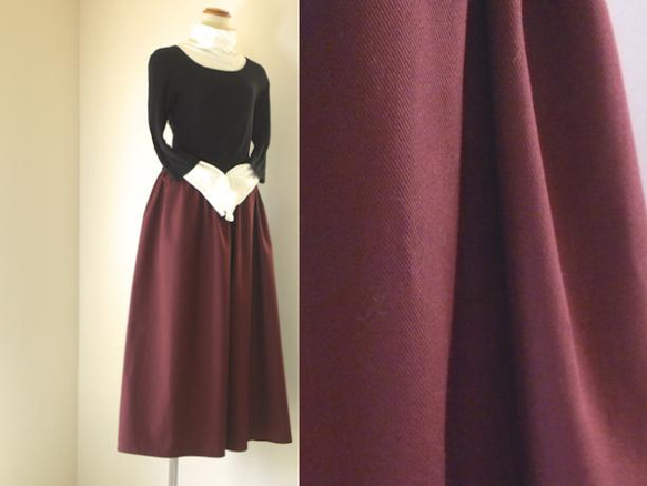 [シームポケット]＊出番多し! デイリーエース＊チノクロスのガウチョパンツ[11色展開]オリーブ/チャコールグレー/～ 10枚目の画像