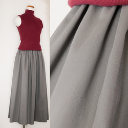 [シームポケット]＊出番多し! デイリーエース＊チノクロスのガウチョパンツ[11色展開]オリーブ/チャコールグレー/～ 15枚目の画像