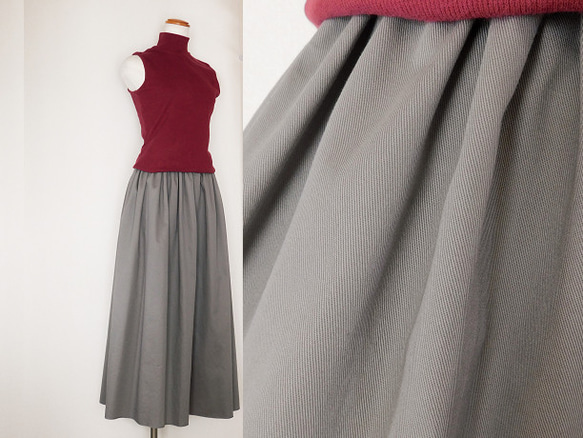 [シームポケット]＊出番多し! デイリーエース＊チノクロスのガウチョパンツ[11色展開]オリーブ/チャコールグレー/～ 15枚目の画像