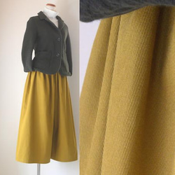 [シームポケット]＊出番多し! デイリーエース＊チノクロスのガウチョパンツ[11色展開]オリーブ/チャコールグレー/～ 11枚目の画像