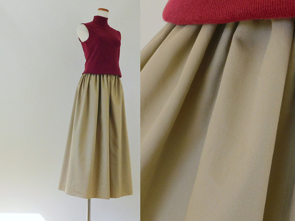 [シームポケット]＊出番多し! デイリーエース＊チノクロスのガウチョパンツ[11色展開]オリーブ/チャコールグレー/～ 16枚目の画像