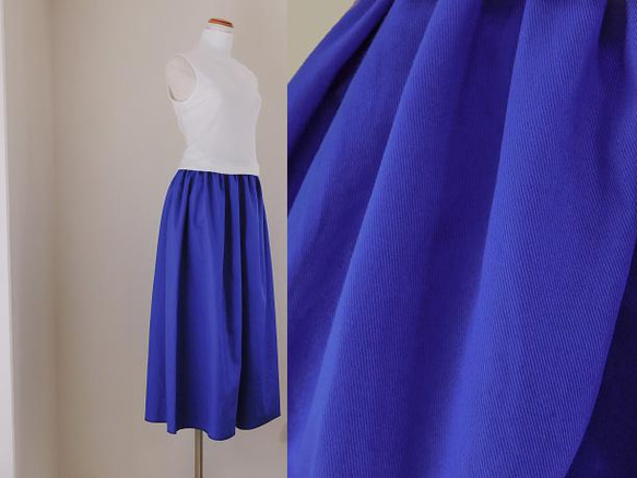 [シームポケット]＊出番多し! デイリーエース＊チノクロスのガウチョパンツ[11色展開]オリーブ/チャコールグレー/～ 9枚目の画像