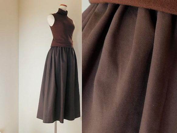 [シームポケット]＊出番多し! デイリーエース＊チノクロスのガウチョパンツ[11色展開]オリーブ/チャコールグレー/～ 13枚目の画像