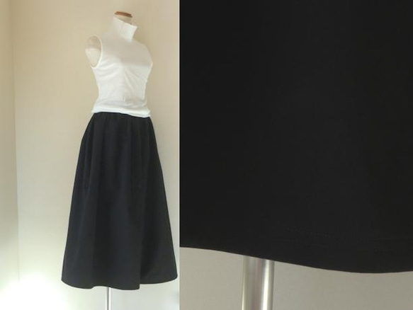 [シームポケット]＊出番多し! デイリーエース＊チノクロスのガウチョパンツ[11色展開]オリーブ/チャコールグレー/～ 8枚目の画像